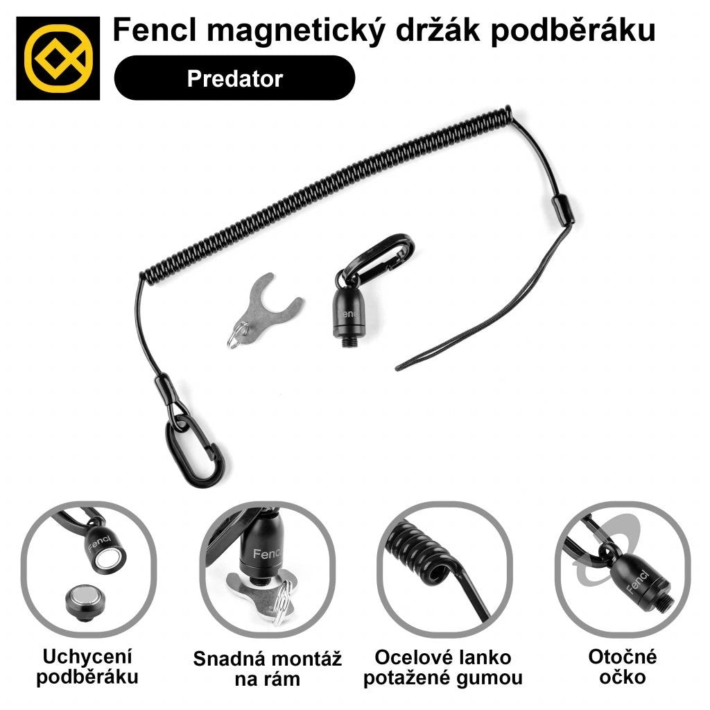 Magnethalter für Fencl® PREDATOR Kescher