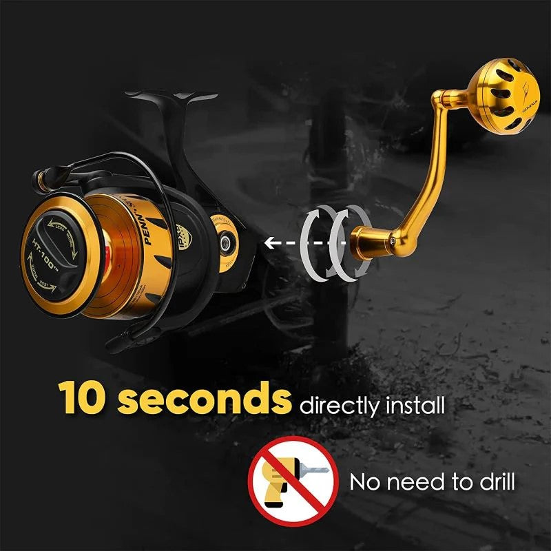 Gomexus Aluminium Power Handle für Penn