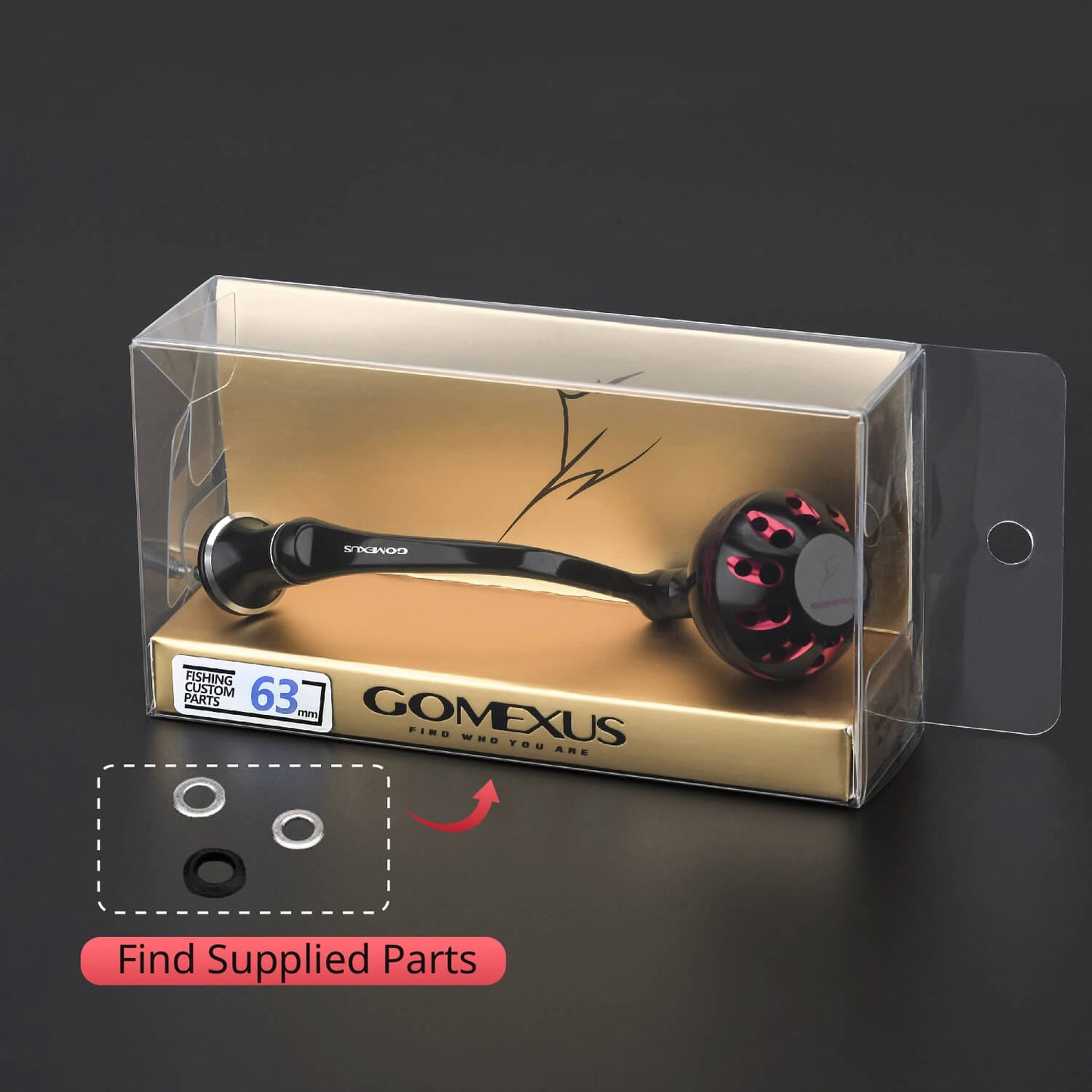 Gomexus Aluminium Handle für Shimano Vanford/Stradic Ci4