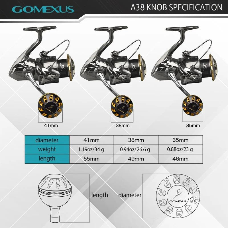 Gomexus Aluminium Power Knob