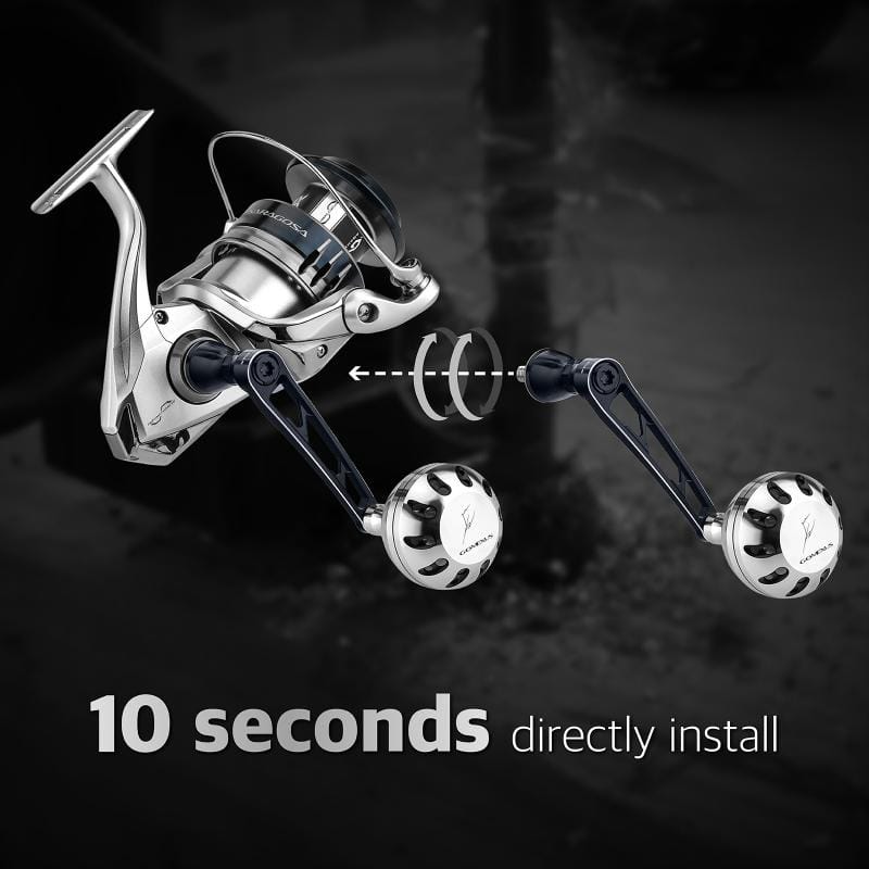 Gomexus Aluminium Handle für Shimano Saragosa/Twin Power SW