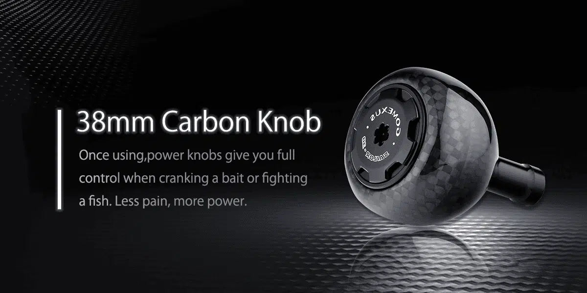 Gomexus Forged Carbon & Aluminum 38mm Knob