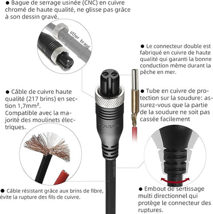 Gomexus Power Kabel 270cm für Elektrorollen