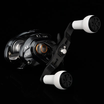 Gomexus Carbon Handle 105mm mit TPE Knob weiß
