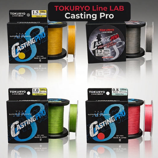 Tokuryo Line LAB CastingPro x8 geflochtene Schnur