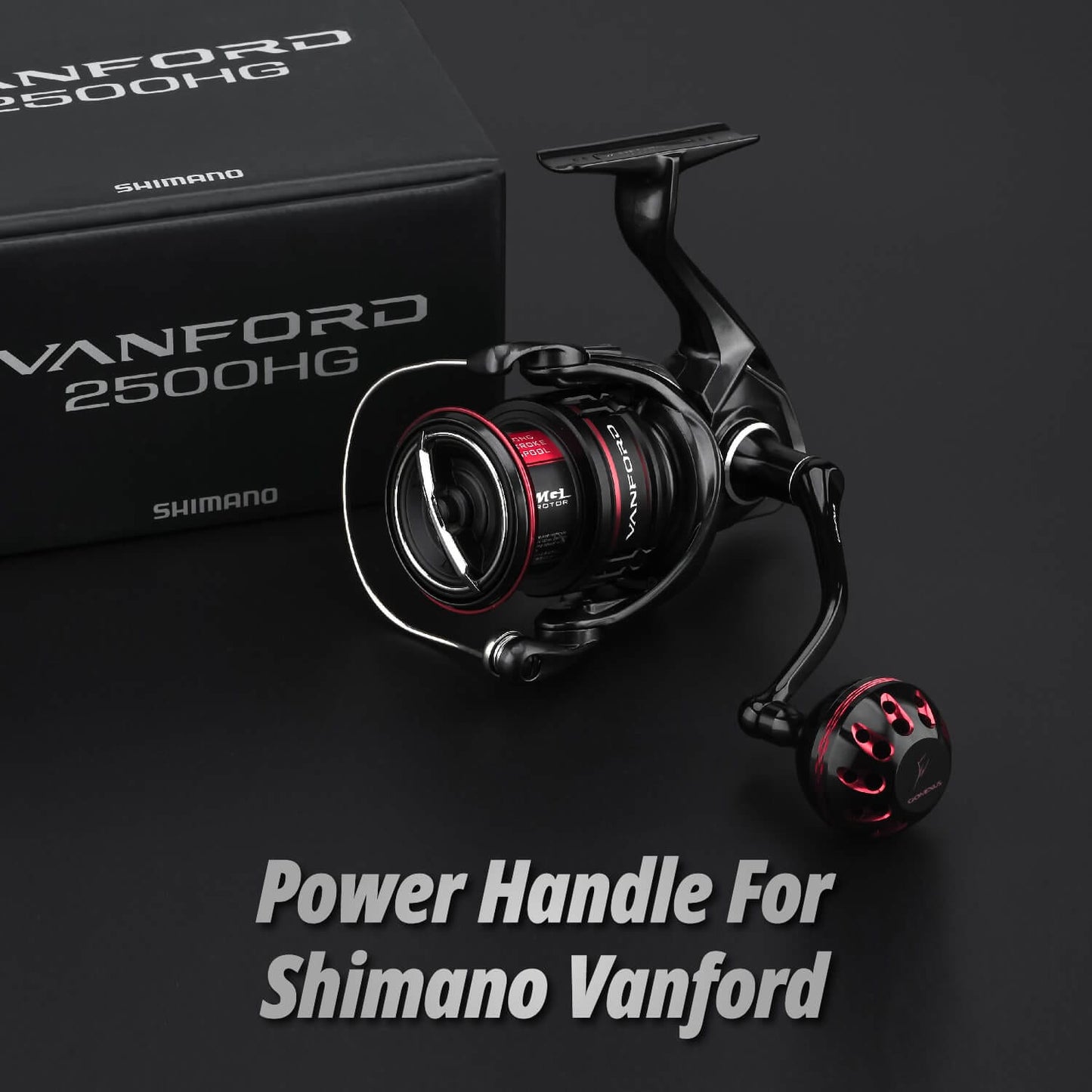 Gomexus Aluminium Handle für Shimano Vanford/Stradic Ci4