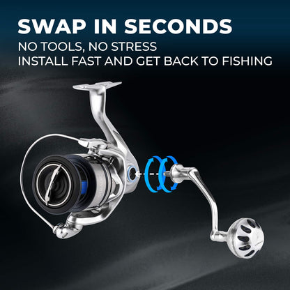 Gomexus Aluminium Handle für Shimano Stradic