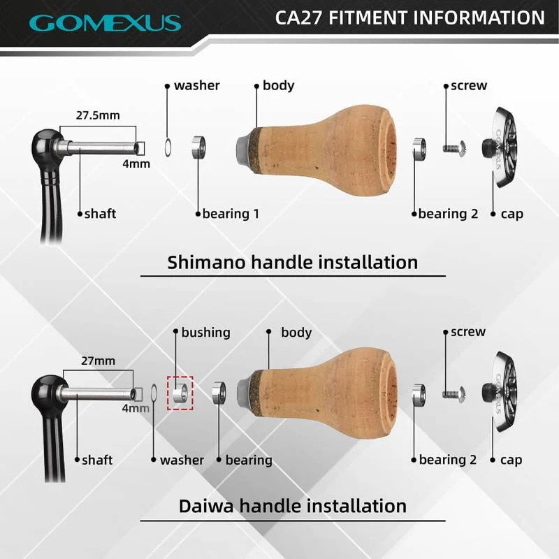 Gomexus Cork Knob 27mm