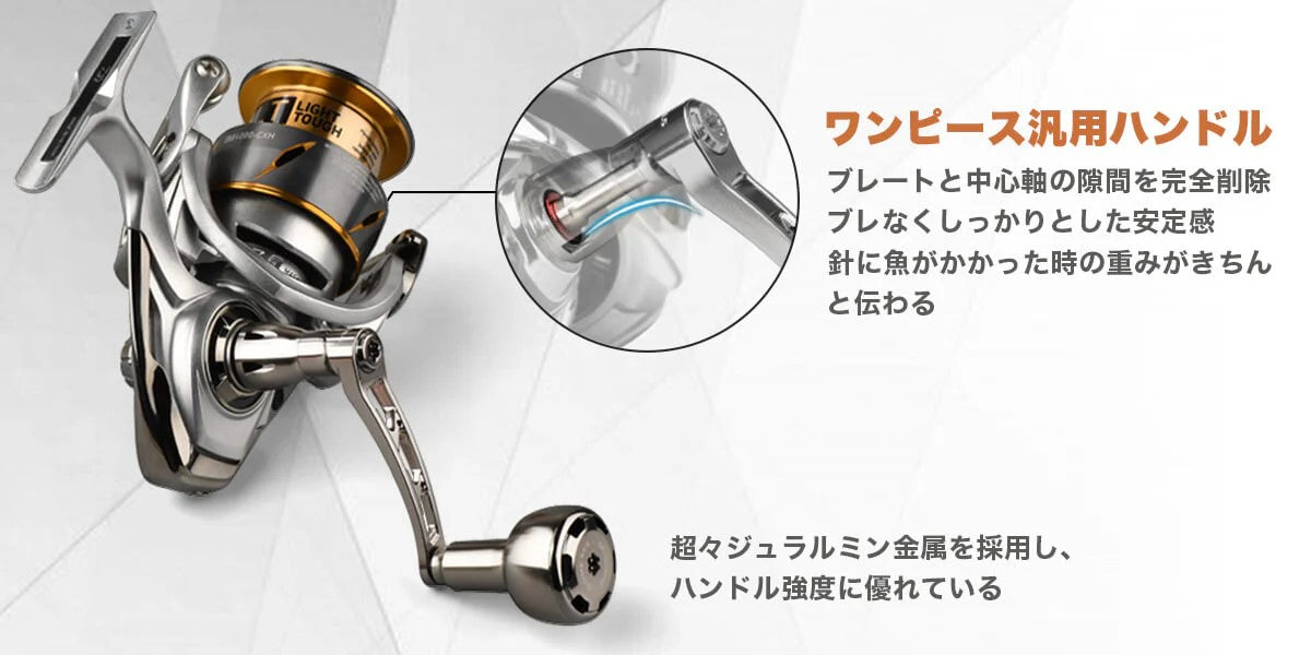 Gomexus Duraluminium Handle für Shimano
