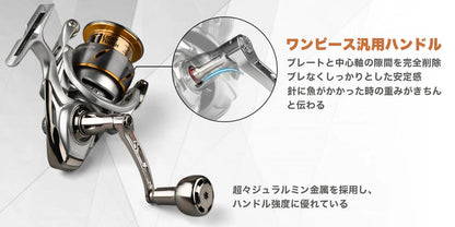 Gomexus Duraluminium Handle für Shimano