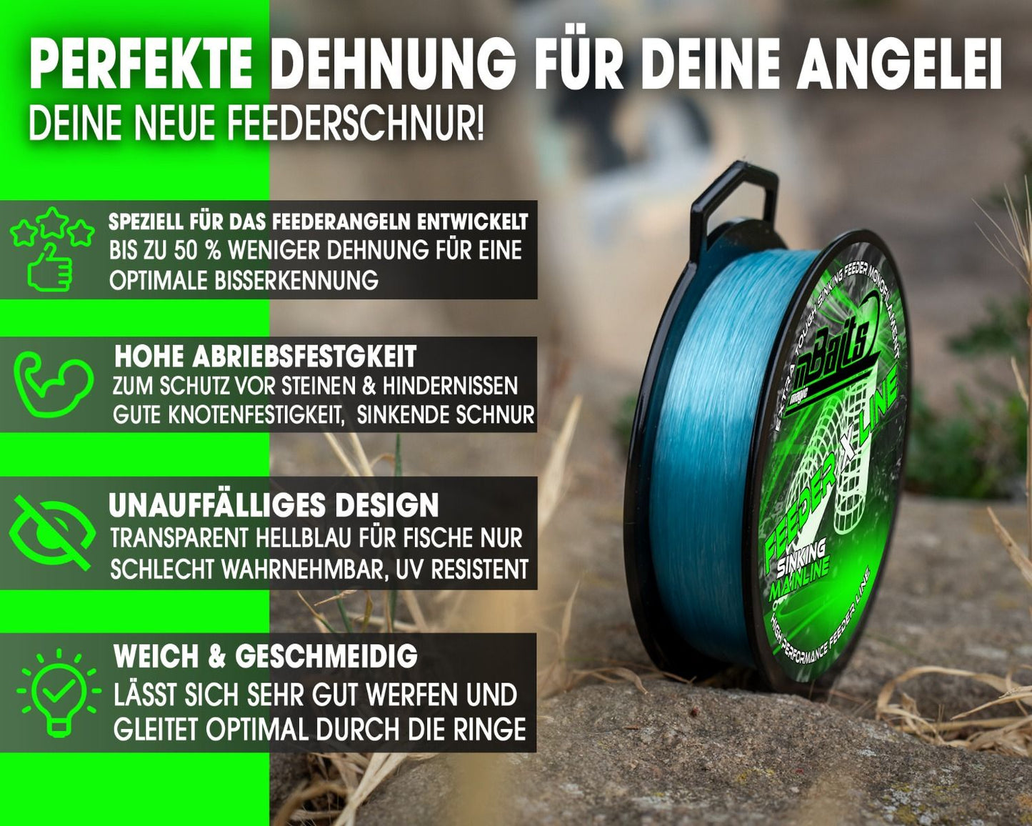 MB Feeder X Line Sinking Monofilament