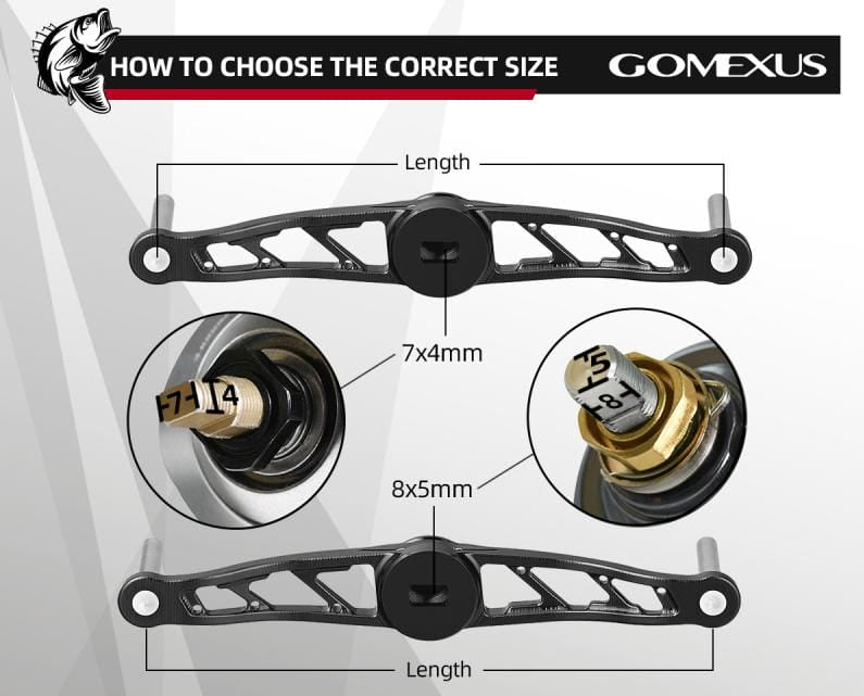 Gomexus Aluminium Handle 100/27mm Kork Knob