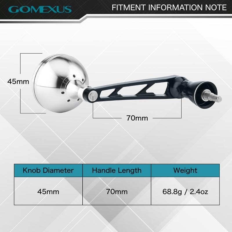 Gomexus Aluminium Handle für Shimano Saragosa/Twin Power SW
