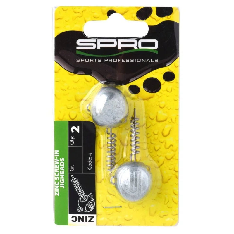 Spro Zinc Screw In Jigheads