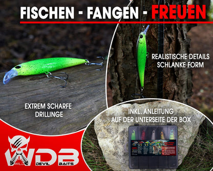 WDB Striker Minnow Wobbler Set