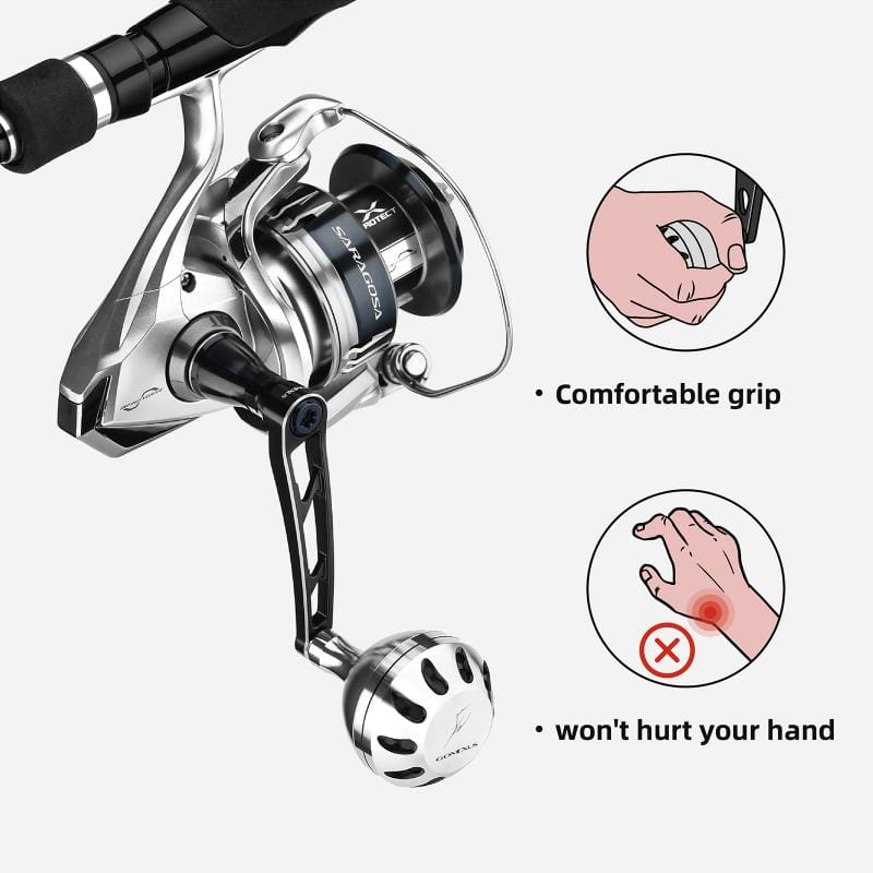 Gomexus Aluminium Handle für Shimano Saragosa/Twin Power SW